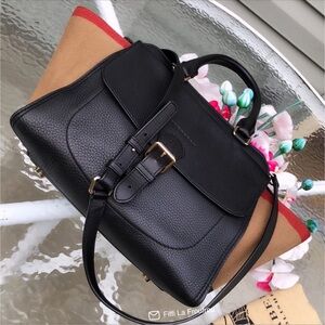 Authentic Burberry Leather Satchel Bag